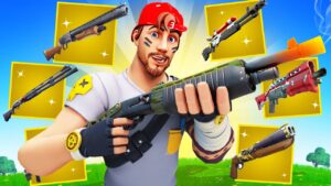 FUSIL À POMPE ALÉATOIRE CHALLENGE ! Défi FORTNITE Battle Royale