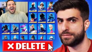 Fortnite But COURAGE Controls My Game...