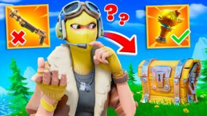 Fortnite pero ADIVINO EL LOOT PARA USARLO...