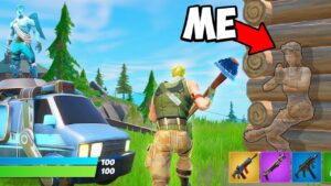 Hide & Seek In A Public Game! (Fortnite)