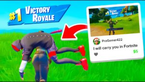 I hired a $5 Fortnite Carry….