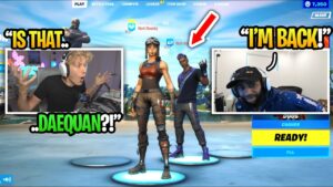 I met DAEQUAN in duos fill in Fortnite... (he's BACK!)