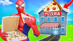 Ik BOUWDE Een PIZZERIA TIJDENS Een Potje FORTNITE! RESULTAAT = HILARISCH! 🤣🍕