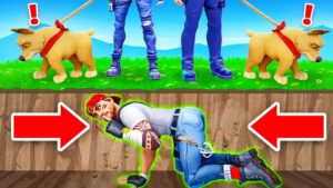 Je me CACHE dans le SOL pour TRICHER sur FORTNITE