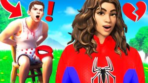 La COPINE a VOLÉ les POUVOIRS de SPIDERMAN ! Fortnite Chapitre 3