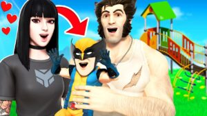 Le BÉBÉ de WOLVERINE et sa COPINE ! Fortnite Chapitre 3