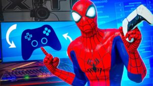 PRUEBO la NUEVA FUNCIÓN de MANDO en FORTNITE! (Apuntado Giroscopio)