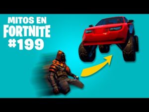 ¿PUEDES PASAR por DEBAJO de un VEHÍCULO si te DESLIZAS? - Mitos Fortnite 199 #MitosFortnite