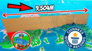 QUEBREI 4 RECORDES MUNDIAIS no FORTNITE CAPÍTULO 3!