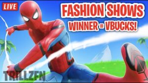 🔴REAL FORTNITE FASHION SHOW LIVE! HIDE & SEEK! CUSTOM MATCHMAKING 1 Win = 15000 Vbucks! #fashionshow