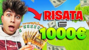 SE RIDO VINCI 1000€! su FORTNITE ITA