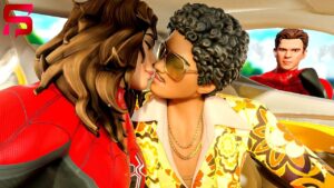SPIDER-MAN'S GIRLFRIEND FALLS IN LOVE with BRUNO MARS.... Fortnite