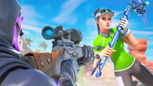 Sniper Rifle vs Pickaxe