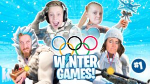 Winter Games #1: FROSTY Fortnite Family Battle! K-CITY GAMING