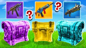 DEVINE le COFFRE de COULEUR CHALLENGE sur FORTNITE !