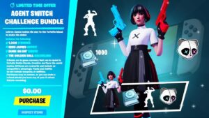 voici le skin GRATUIT "NINTENDO SWITCH" pour tout le monde sur fortnite..