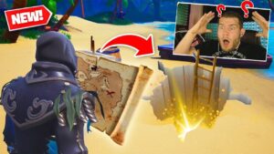 wir suchen die *NEUE* SCHATZKARTE  in Fortnite!