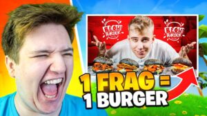 1 FRAG = 1 BLOW BURGER W FORTNITE!🍔 (Przesadziliśmy...)