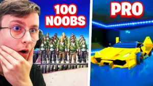 100 NOOB VS 1 PRO en BUILD BATTLE FORTNITE #2