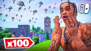 100 SWITCH se battent à TILTED TOWERS ! (c'est n'importe quoi)