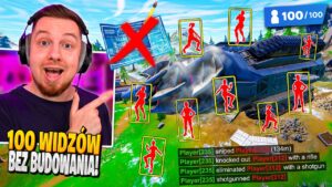100 WIDZÓW bez BUDOWANIA w Fortnite! 🏗️ (SEZON 2!)