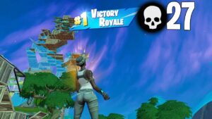 27 Elimination Solo vs Squads Gameplay Full Game Win Fortnite Chapter 3 (PC Controller)