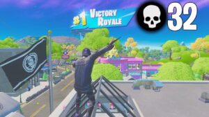 32 Elimination *Zero Builds* Solo Vs Squads Fortnite Chapter 3 Season 2 (Full Gameplay)