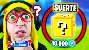 CAJA *^*SECRETA** TROLL en Fortnite!! (LUCKY BLOCKS Color Rojo vs Color Azul) #2