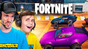 CORRIDA DE CARROS NO FORTNITE RP - Família Brancoala Games