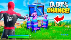 🔥😱 Die GLÜCKLICHSTE Fortnite RUNDE meines LEBENS (0.0001%) ALLE LAMAS GEFUNDEN