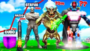 ECCO LE VERE DIMENSIONI DEGLI EVENTI PIÚ GRANDI DI FORTNITE😱