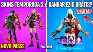 FORTNITE - SKIN ASSASSIN'S CREED GRÁTIS, ARMAS DA TEMPORADA 2 e SEMANA DAS GALINHAS?