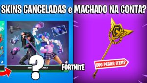 FORTNITE - SKINS CANCELADAS, GANHAR MACHADO BUG e ITENS RAROS LOJA?
