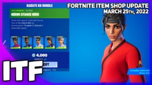 Fortnite Item Shop COBRA KAI IS BACK! [March 25th, 2022] (Fortnite Battle Royale)
