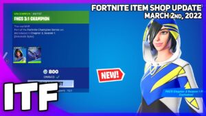 Fortnite Item Shop *EXCLUSIVE* FNCS 3:1 CHAMPION SET! [March 2nd, 2022] (Fortnite Battle Royale)