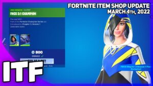 Fortnite Item Shop FNCS SET IS BACK! [March 4th, 2022] (Fortnite Battle Royale)