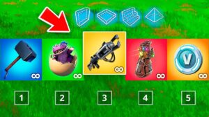 Fortnite pero Mi INVENTARIO es HACKEADO...