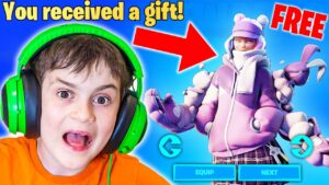 GIFTING Little Bro *NEW* Best Friends BUNDLE in Fortnite!