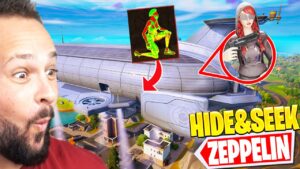 HIDE & SEEK auf dem *NEUEN* ZEPPELIN in Fortnite SEASON 2! mit @Odumanpique & @deking
