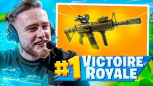 JE JOUE AVEC L'ARME LA PLUS FORTE DE FORTNITE ( elle est incroyable )