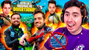 JUGUÉ el TORNEO de 100 STREAMERS en FORTNITE SIN CONSTRUCCIÓN - JorgeIsaac115