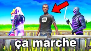 J'ai PRÉTENDU être un EMPLOYÉ d'Épic Games en DÉFILÉ de MODE sur Fortnite !