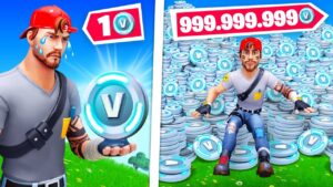 J'ai VOLÉ 999.999.999 V-BUCKS sur FORTNITE