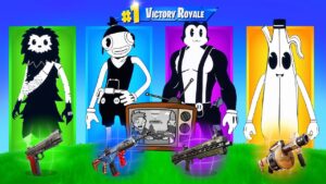 LOSOWY RYSUNKOWY SKIN CHALLENGE w Fortnite