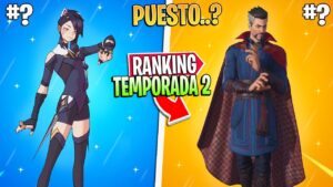 Las SKINS De LA *TEMPORADA 2* De PEOR A MEJOR | Ranking DE TODO EL PASE Fortnite!