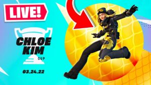 NO BUILDING TOURNAMENT! Unlocking CHLOE KIM Early! (Fortnite)
