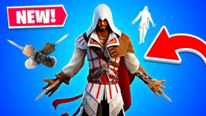 New ASSASSIN'S CREED SKIN Early! Winning in Solos! (Fortnite)