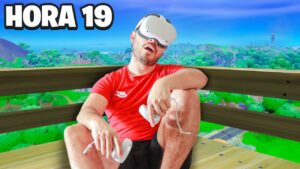 Pasé 24 Horas en Fortnite Realidad Virtual