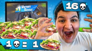 Pro Kill in Fortnite kaufen wir 1 Döner 🥙 Challenge | Can Wick