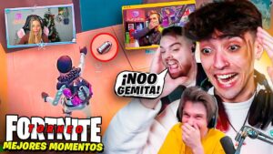 REACCIONANDO a LOS MEJORES MOMENTOS del TORNEO DE FORTNITE